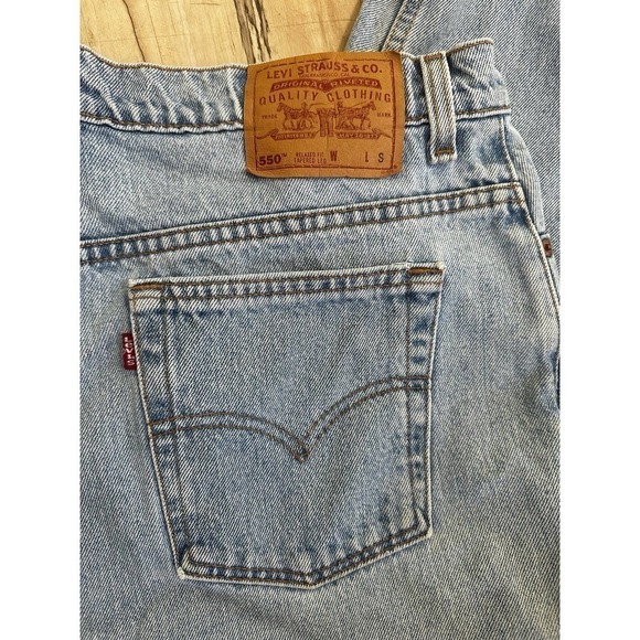 Vintage 505 levis light wash relaxed fit tapered leg - Picture 9 of 13